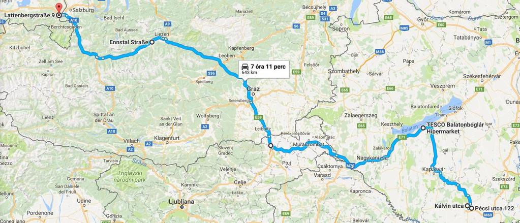 2018. július 22. (vasárnap) 1. nap 643 km 6.30 Indulás Kozármislenyből (132 km) Menetidő: 2 óra 15 perc 6.45 utasfelvétel Pécs, Dómus parkoló 9.00 Érkezés a pihenőhelyre Balatonboglár, TESCO.