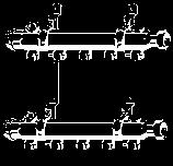 Önálló csatlakozóvezeték Csatlakozás eurokónuszos szorítógyűrűs csavarzattal A fűtőtesteket az előbb felsorolt példák valamelyike szerint kötötték be Anyagszükséglet fűtőtest-csatlakozó önálló