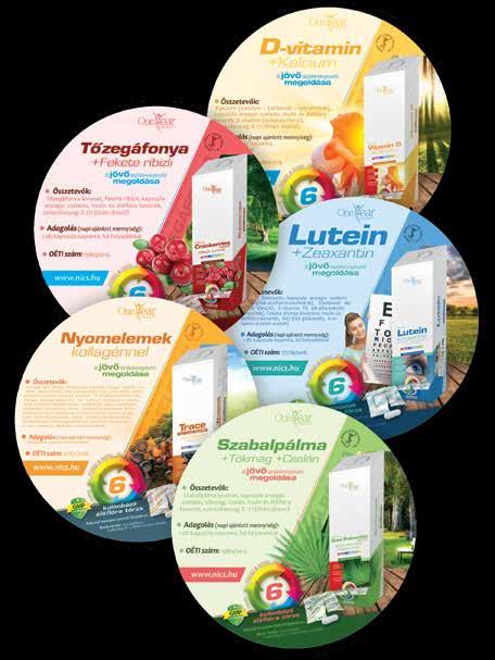 Fekete ribizli + Inulin + Élőflóra, Lutein + Zeaxantin + Inulin + Élőflóra, Ginko biloba 150 mg + Magnézium + B6-vitamin + Inulin +