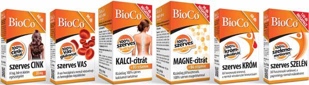 krómot tartalmazó tabletta, CINK Szerves kötésű cinket tartalmazó tabletta, MAGNE-citrát + B6-vitamin- kizárólag szerves kötésű magnéziumot és B6-vitamint tartalmazó