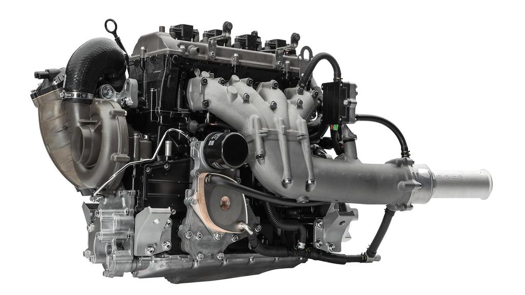 Kompresszoros, nagy teljesítményű, 1812 ccm-es Super Vortex motor A 160 mm-es, 8 lapátos szivattyúval ellátott motorblokk rendkívüli teljesítményt nyújt.