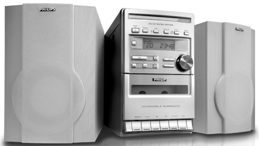 Micro Hi-Fi System MC160 instruckcje obs ugi appleûíó Ó ÒÚ Ó ÔÓÎ ÁÓ