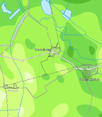 Az OTRT szerint Kenderes és környezete rendszeren belvízjárta terület. Kenderes a 10.07 Kisújszállási belvízvédelmi szakaszhoz tartozik, mely közepesen belvíz-veszélyeztetett.