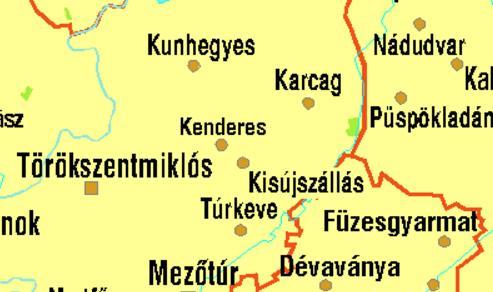 1.12 Táji és természeti adottságok vizsgálata 1.12.1 Természeti adottságok Kenderes a Tiszántúlon, a Tiszától 20km-re keletre fekszik.