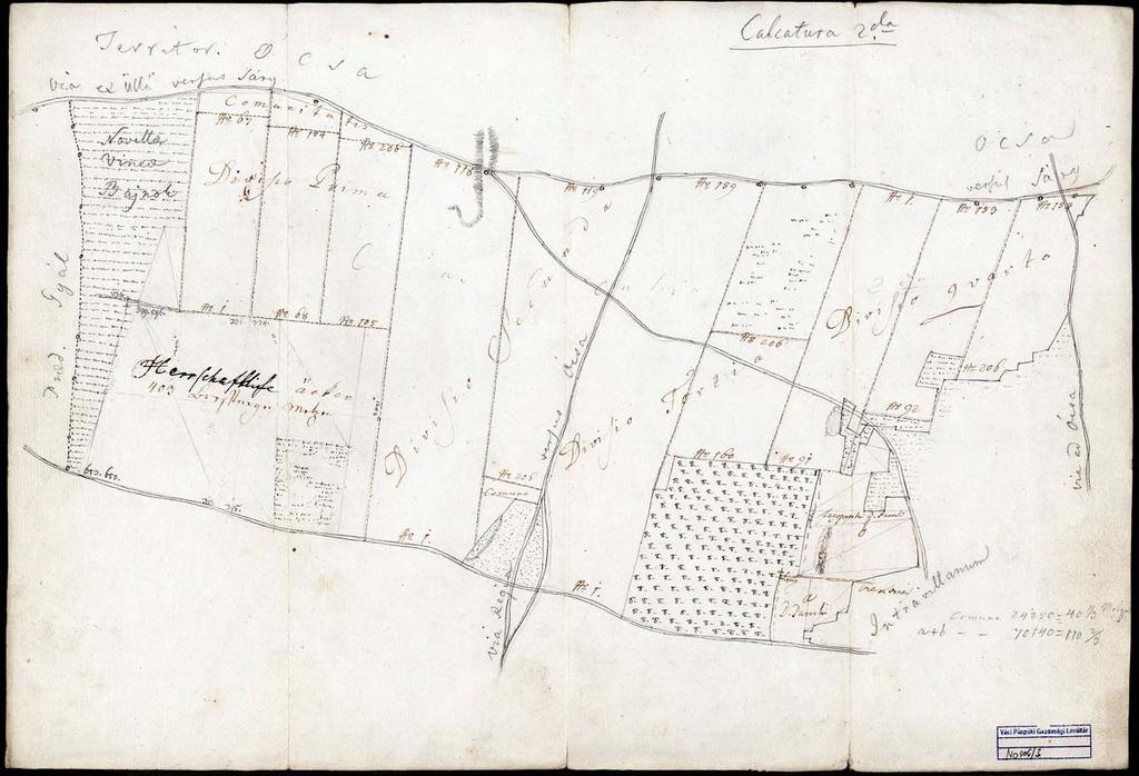 19 9. VPGL. 6/3. 1. sa. [1824] 2. Calcatura 2 da. 3. Alsónémedi (Pest m.) második calcaturája Gyál és Ócsa (Pest m.) felől. 4.