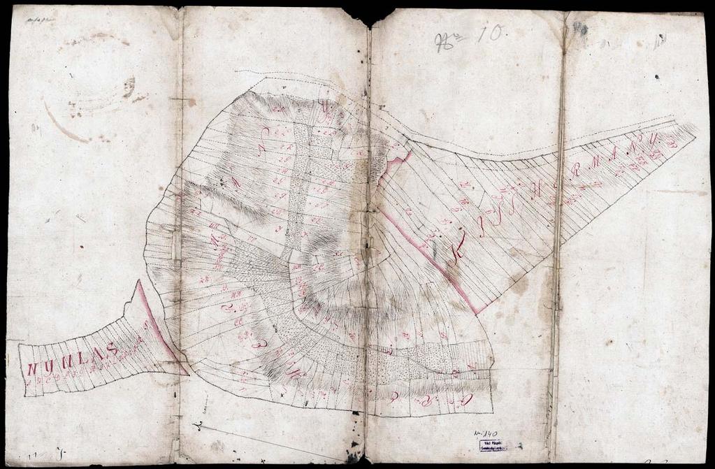 158 145. VPGL. 140. 1. sa. [XIX. szd.] 2. 3. Vác (Pest m.) határában lévő szőlők térképe. 4.