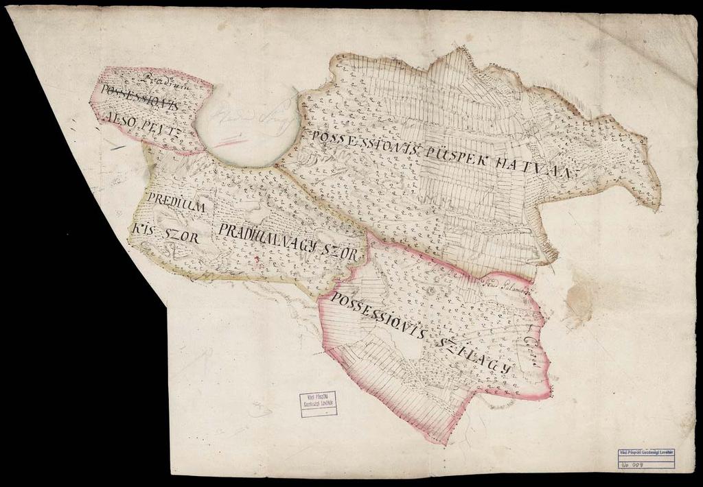 22 12. VPGL. 9. 1. sa. [XVIII. szd.] 2. P. Hatvan, Szilágy, Nagy und Kiss Szor, Also Pentz. 3. Püspökhatvan, Püspökszilágy, Nagy- és Kisszór, (Pest m.) Penc (Nógrád m.