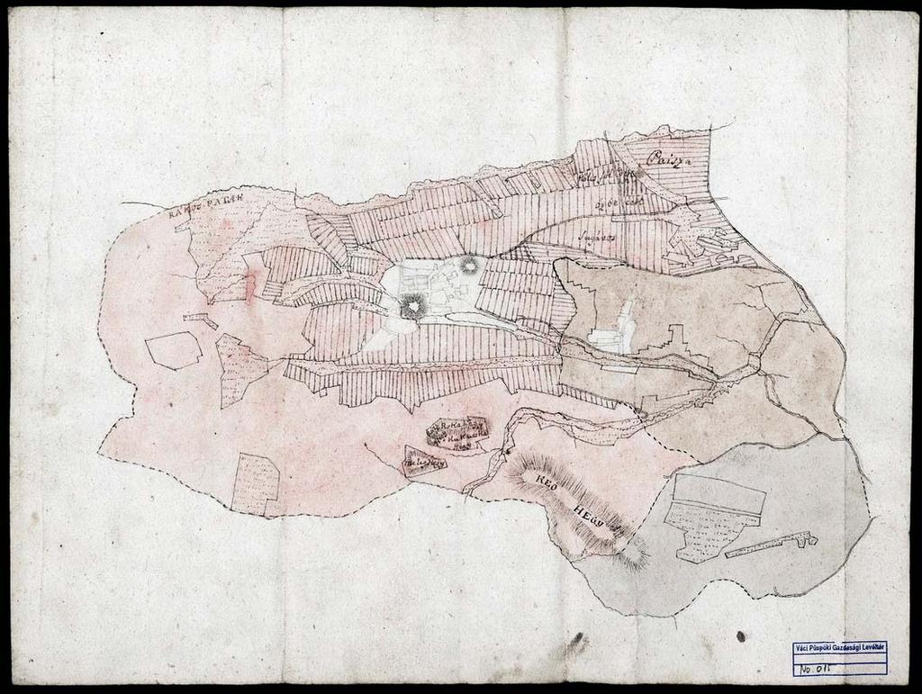 28 18. VPGL. 15. 1. sa. [XVIII. szd.] 2. Neograd, Berkinye, Udvarhel [Reducirte mappen von ganzen Dominium] 3.