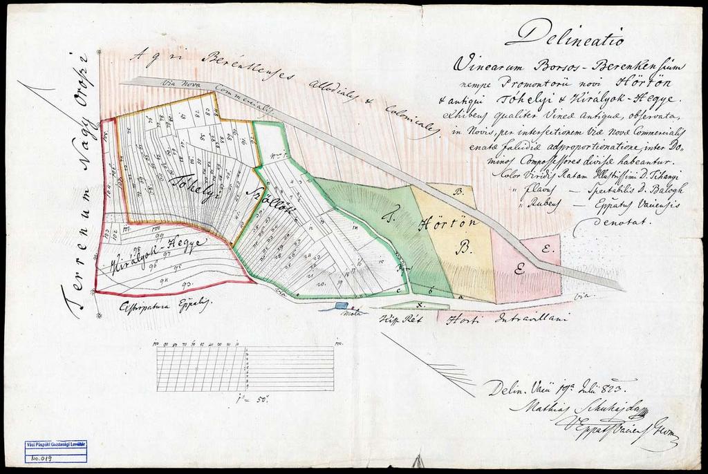 32 22. VPGL. 19. 1. Suhajda, Mathias geom. 1823 2.