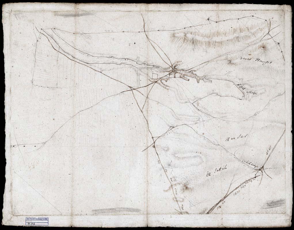 59 49. VPGL. 46. 1. sa. [XVIII. szd.] 2. Sz. Jakab. 3. Szentjakab (Pest m.) határának térképe. 4. Pedel; cb; mpa; 48 x 37 cm; so.