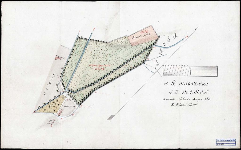 73 63. VPGL. 59. 1. Suhajda, Mátyás urad. földm. 1810 2. Á P. Hatvani Ló Heres. 3. Püspökhatvan (Pest m.