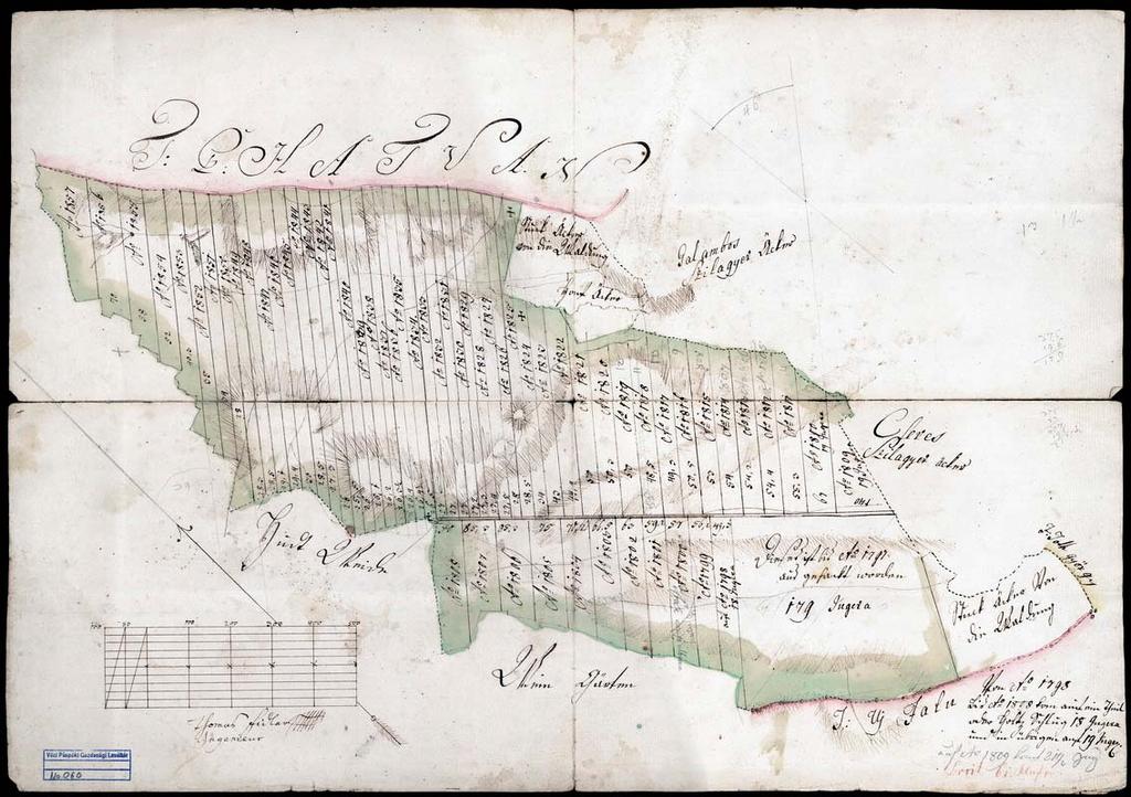 74 64. VPGL. 60. 1. Fiedler, Thomas Ing. 1798 2. In Waldung Von Szilagy. 3. Püspökszilágy (Pest m.