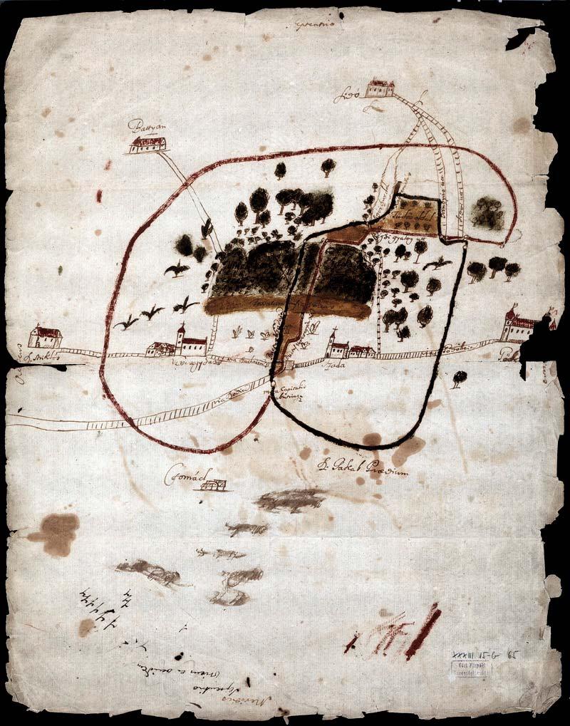 79 69. VPGL. 65. 1. sa. [XVIII. szd.] 2. 3. Veresegyháza és Szada (Pest m.) határának térképe. 4.