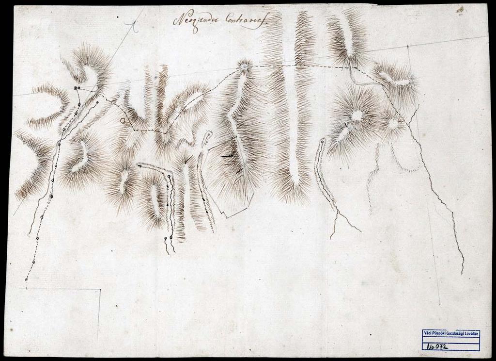 87 77. VPGL. 72. 1. Kárpe, Michael cam. geom. 1771 2. Mappa Limites Possessionis Szokolya, Verőcze et Neograd ac Praedium Társa & Udvarhely.