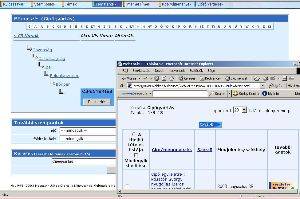 Az elindított