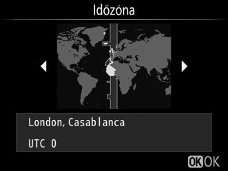 2 A jobb oldali párbeszédablak megjelenésekor nyomja meg a G gombot. G gomb 3 Állítsa be a fényképezőgép óráját.