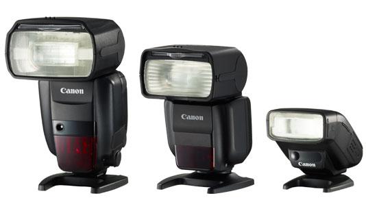 Külső Speedlite eszközök EOS fényképezőgépre specializált, EX sorozatú Speedlite vakuk Az egyszerű kezelés érdekében alapvetően a beépített vakuhoz hasonlóan működnek.