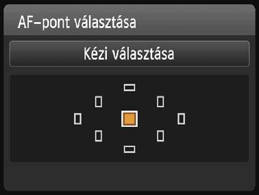 S Az AF-pont kiválasztásan Az Alap zóna módokban a fényképezőgép általában automatikusan a legközelebbi témára fókuszál. Így nem mindig a kívánt témát állítja élesre.