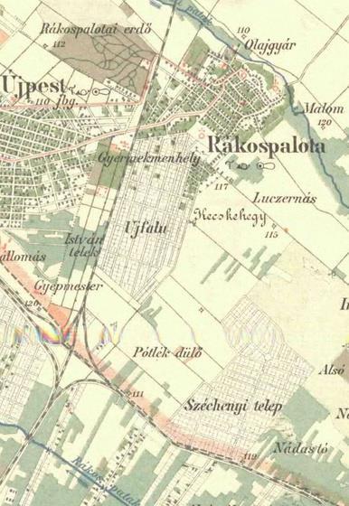 Történet Budapest XV. kerületének területe 26,94 km 2. A részei: Pestújhely, Rákospalota, Újpalota. Régebben Rákospalotához tartozott István-telek, számos főváros-környéki településsel együtt. 1950.