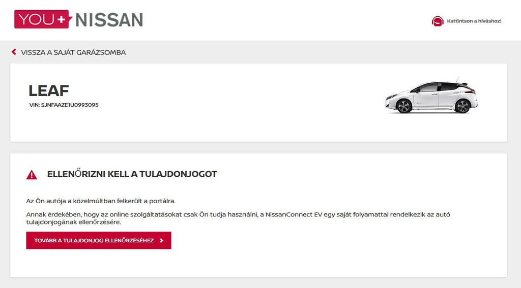 HOGYAN LEHET ELŐFIZETNI AZ ONLINE SZOLGÁLTATÁSOKRA? 1. A You+Nissan oldalon (https://youplus.nissan. co.uk/gb/ en/youplus.