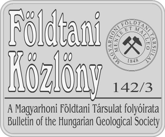 Felelős kiadó BAKSA Csaba, a Magyarhoni Földtani Társulat elnöke Főszerkesztő CSÁSZÁR Géza Műszaki szerkesztők PIROS Olga SIMONYI Dezső Nyelvi lektor Philip RAWLINSON Szerkesztőbizottság Elnök: BAKSA