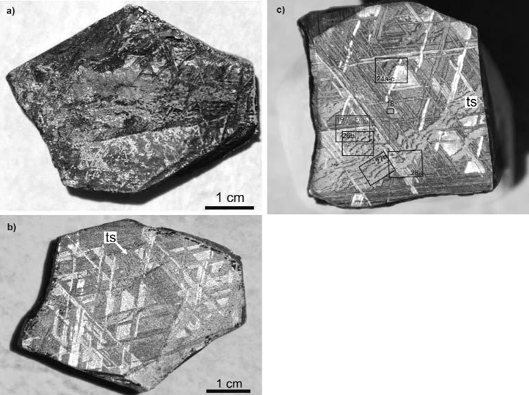 292 KUBOVICS Imre et al.: Heterogén szerkezetű és összetételű, IVA szerkezeti jellegű kaposfüredi (kaposvári) vasmeteorit 8. ábra.