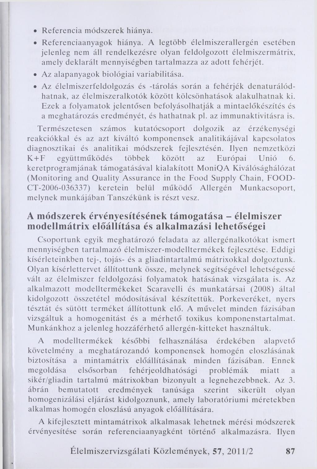 Referenda módszerek hiánya. Referenciaanyagok hiánya.