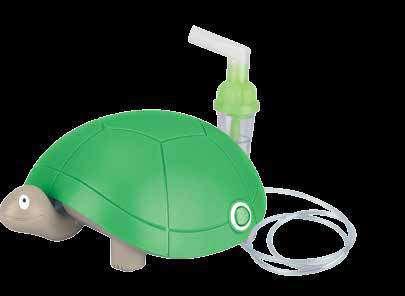 A teknősbéka formájú inhalátor hatékonyságának és könnyű, otthoni használatának köszönhetően gyorsan a család kedvencévé válhat.