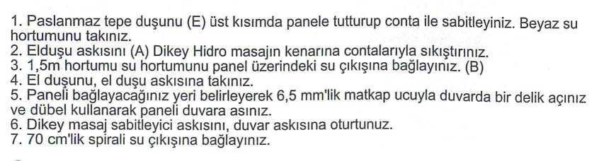 Furat átm.=4>6,5 Mélység=30. A szint a zuhanypanel burkolatának az alját szándékozik jelölni.