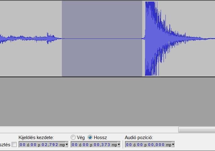 5. A nehézségi gyorsulás értékének meghatározása Audacity számítógépes akusztikus mérőprogram segítségével Nagyobb méretű acél