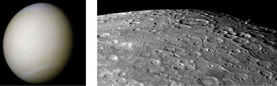 20. A Naprendszer Táblázatelemzés: A Merkúrra és a Vénuszra vonatkozó táblázati adatok elemzése Feladat: Az alábbi táblázatban szereplő adatok segítségével elemezze a Merkúr és a Vénusz közötti