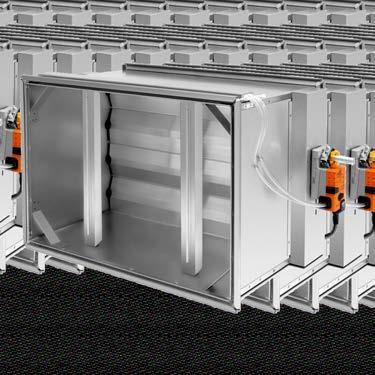 légmennyiség szabályozó állítómotorral Alkalmazási terület A légmennyiségszabályozókat a légcsatorna-hálózatban átáramló légmennyiség pontos beállítására és a beállított érték állandó szinten