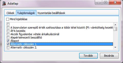 Exportálás: Lehetősége van az Adat táblázatban látható adatok Excel formátumban való mentésére, a további felhasználás érdekében.