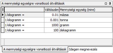 nem lehetséges, azok a programba beégetett értékek.