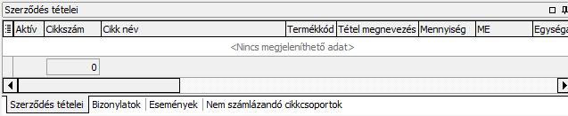 Számlázás pénzneme Árkategória Számlázás módja Folyamatos teljesítés Számla dátum számítási módja Számlázás napja Teljesítési dátum számítási módja Teljesítés napja Óradíj Teljes idő Felhasznált idő