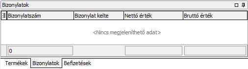 A felhasznált idő alapját képző összes feladatot hozza. Felhasználható idő= Teljes idő - Felhasznált idő Termékek A szoftver szerződésekhez további termékeket lehet kapcsolni a cikkek törzsből.