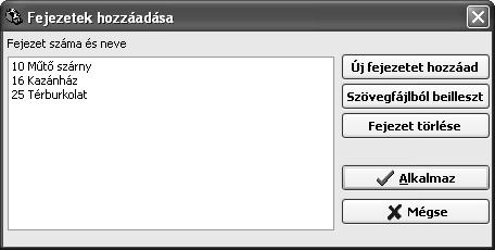 Ez után a továbbiakban minden új költségvetés nyitásakor automatikusan ezek a beállítások kerülnek beállításra. Az Egyéb adatok panelra kattintva a baloldalt látható képet kapjuk.