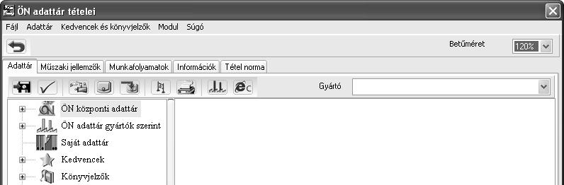 Ehhez a panel jobb oldalán talál egy méretező listaablakot, amelyben néhány tipikus értéket felvettünk, de a felhasználó maga is megadhat itt értéket.