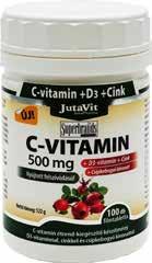 A C-vitamin, D3-vitamin és cink hozzájárul az immunrendszer normál működéséhez.