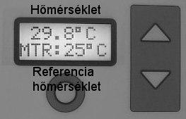 Ha a leolvasáshoz kevés a fény, az OK gomb megnyomásával a háttérvilágítás be/ki kapcsolható. Figyelem!