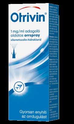 Orrspray, orrcsepp -22% SeptaNazal 1mg/1ml +50mg / 1ml oldatos orrspray felnőtteknek, 10 ml Csökkenti az orrnyálkahártya duzzanatát és az orrváladék képződést, ennek