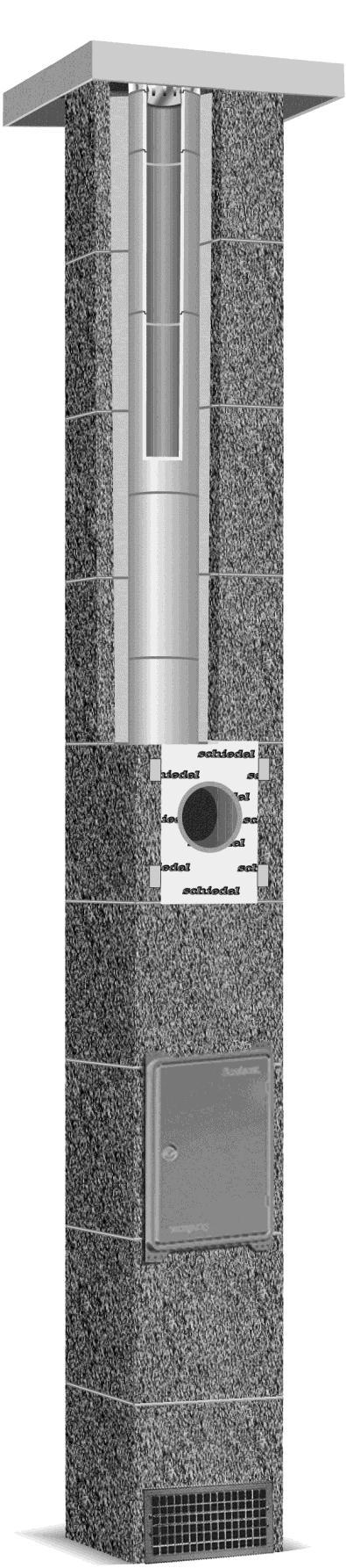 SIH SCHIEDEL SIH KÉMÉNYRENDSZER Belső átmérő (cm) 16 18 20 Típus SIH16 SIH18 SIH20 Külső méret cm/cm 34/34 36/36 38/38 Ft/fm 17 280 22 080 22 620 KÉMÉNYMAGASSÁG (fm) Vizoros beton fedkővel, hőtágulás