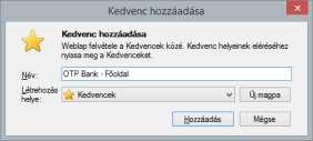 Kedvencek sávba helyezése: Nézet/Eszköztárak/Kedvencek sávot bekapcsoljuk. 1. Húzzuk a címsorból a cím előtt lévő ikont a Kedvencek sávba. 2. Húzzuk a weboldalon lévő hivatkozást a Kedvencek sávba. 3.