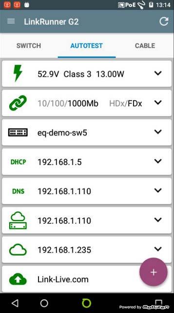 Nem megfelelő switch/vlan,