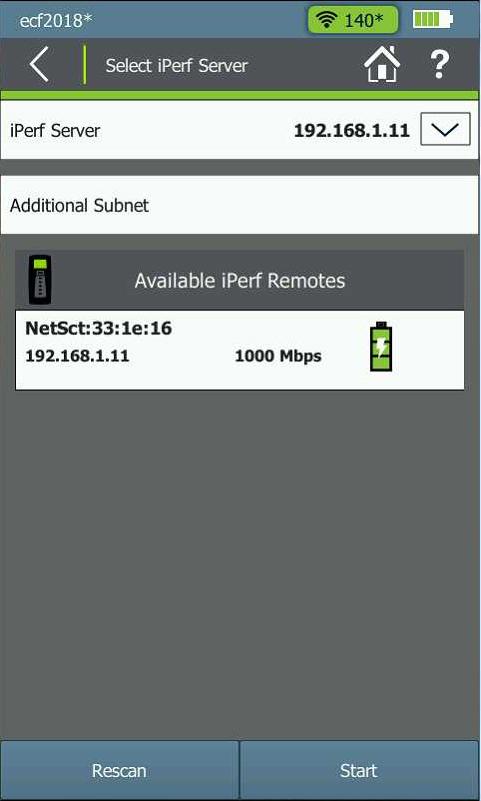 5. probléma megoldása TCP throughput mérés a kliensnél iperf