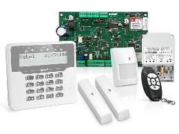 VERSA10SZETT-LCD SATEL VERSA 10 zónás telefon kommunikátoros riasztóközpont (VERSA10 1db) LCD kezelővel (VERSALCDGR 1db), szabotázs védett fém dobozzal és tápegységgel (AWO005 1db),