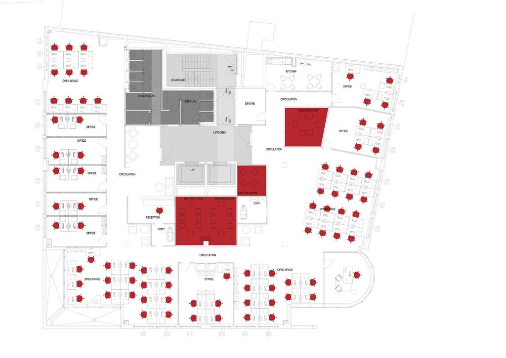 Draw your new offices Sample floorplan about cca.