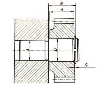 b.) Ábrázolja az F - L szakítódiagrammot, a jellegzetes szakaszok feltüntetésével! 8. Feladat Az alábbi ábrán egy fogaskerék rögzítésének vázlata látható.