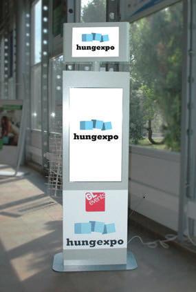 KIOSK HIRDETÉS Helye: a területén és a Fogadócsarnokoban kihelyezett érintőképernyős kioskok Tulajdonság: banner megjelenítése a menüsor felett (jpg, png, gif) Elérhetőség: 4 db Méret: 1000 x 120 px