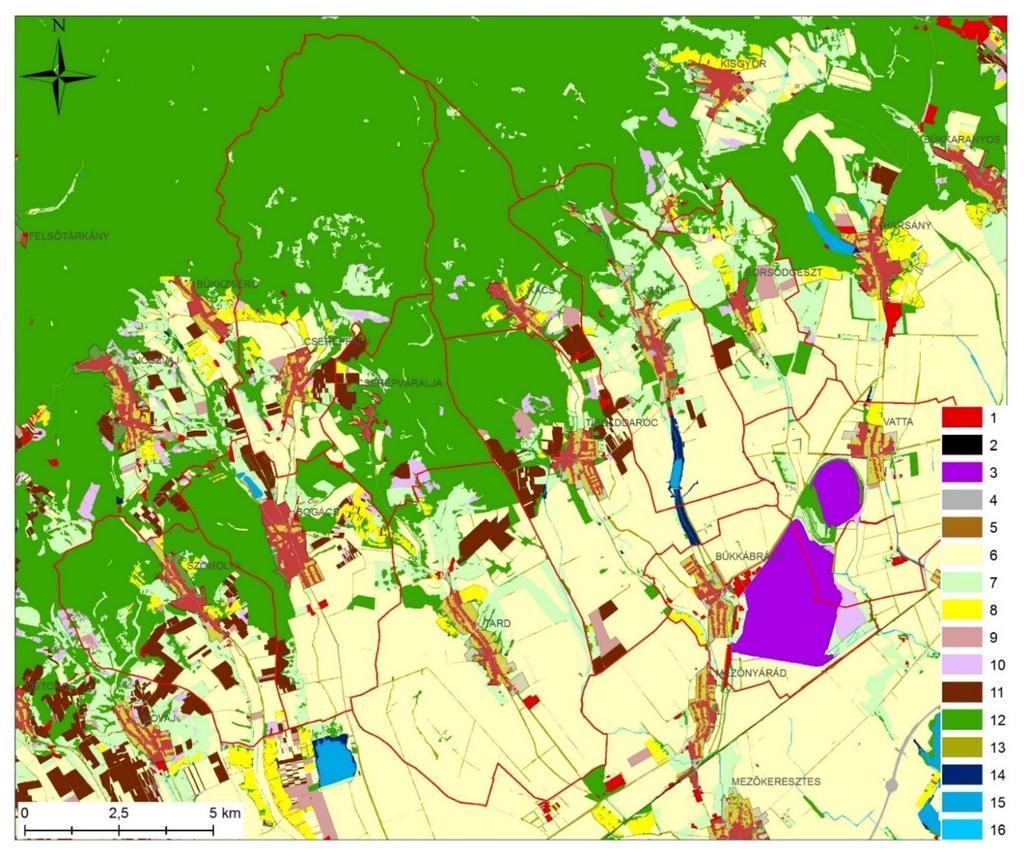 540 Az egyensúly nélküli tájállapot jellemzői és okai A vizsgált térségen belül, bár nem nagy kiterjedésről beszélhetünk, táji helyzetüknél fogva jelentős eltérések vannak mind az adottságokban, mind